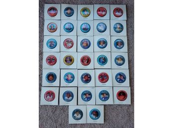 1984 Fun Foods Baseball Buttons/pins