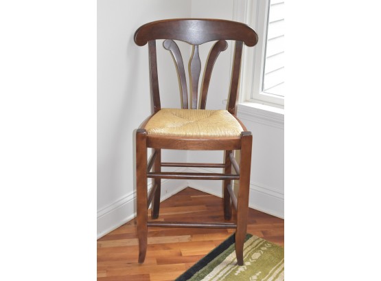 Bar Stool Cane Seat 2 Of 2, 16.5'X18'X24' And The Back Rest 39'