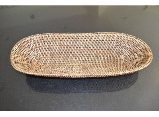 Strong Woven Basket   19.75x7.50x3'