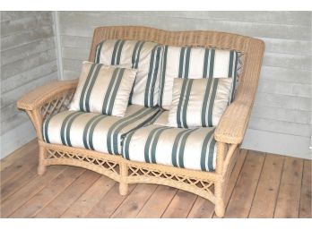 Wicker Patio Furniture,  Couch 59x39x36
