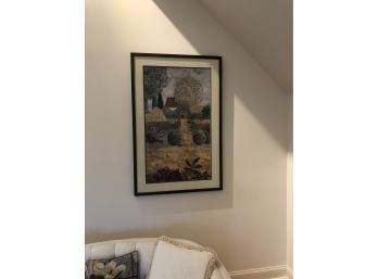 Large Framed Picture 32x49' Matted Glass