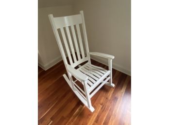 White Rocking Chair 26x35x46'