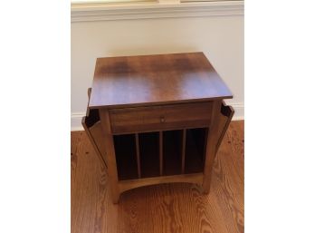 Heavy Solid Wood Cherry? End Table Impressions By Thomasville 28x25x20