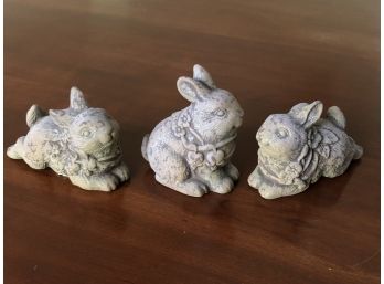 Ceramic Bunnies Three Little Rabbits 5x3
