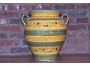 Large Deceptive Pot Made In France 15x15 Opening 10 Diameter