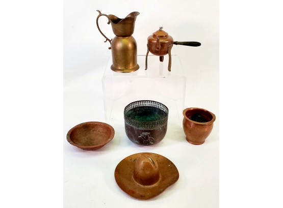Vintage Copper & Brass  Dishes, Bowls & More