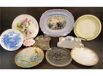 Vintage & Antique Plates, Platters & Crumb Catchers - Lenox, Wedgwood, Haviland & 1984 Cabbage Patch Plate