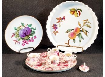 Assorted Porcelain Serving Ware - Royal Worcester Eversham & More