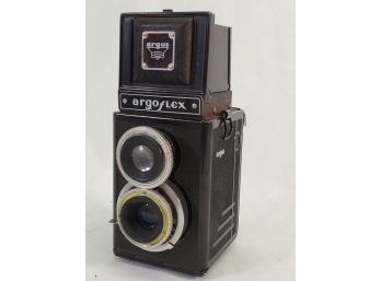 Vintage Argus ArgoFlex Twin Lens Camera & Leather Case