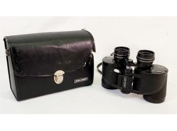 Vintage Pair Of Jason Empire Fast Focus 256 Wide Angle Binoculars With Original Case