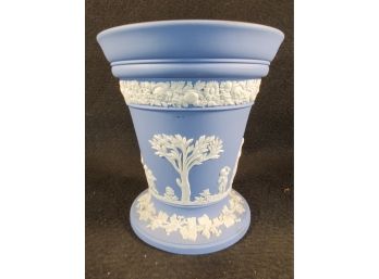 Vintage Wedgwood England Blue & White Vase