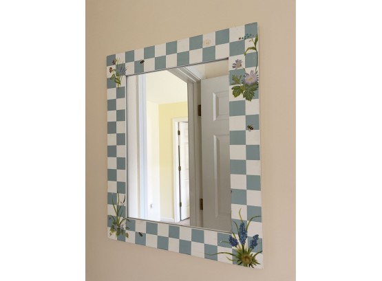 Decorative Checkered Mirror