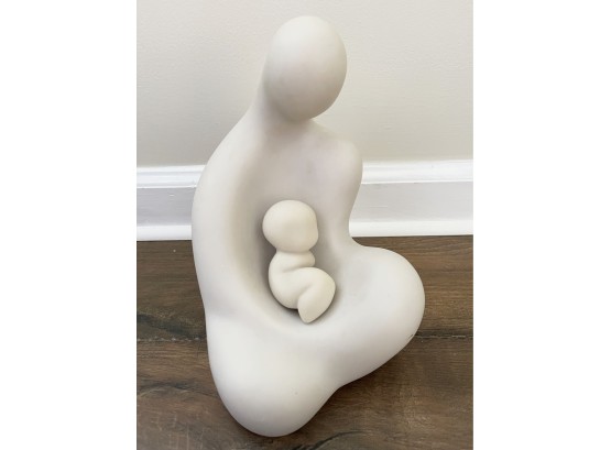 Modern Sculpture Mother And Child