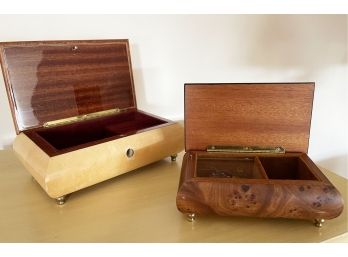 Wooden Music And Jewelry Boxes Made In Italy