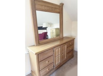 Light Wood Dresser With Mirror