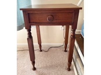 Bedside Antique Table With Drawer