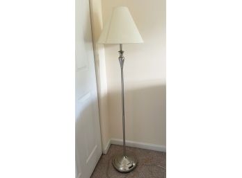 Matte Silver Base Floor Lamp