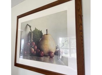 Large Fruit Still Life Print Matted And Framed
