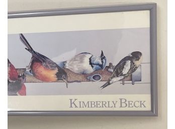 Kimberly Beck Bird Print Framed