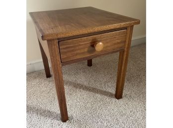 Small Square Side Table With Drawer