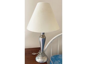 Matte Silver Table Lamp