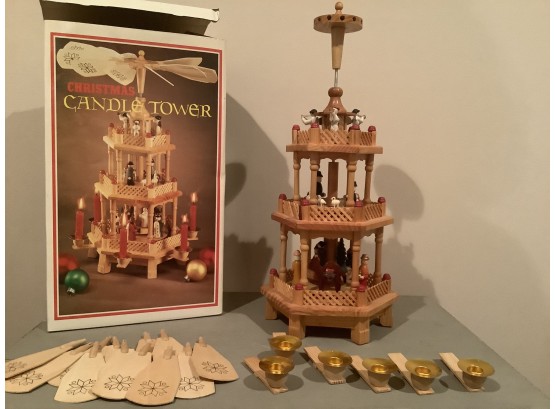 Christmas Candle Tower With Box