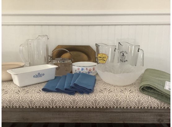 Miscellaneous Kitchen And Dish-ware As Pictured