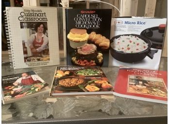 Micro Rice And Five Cookbooks As Pictured