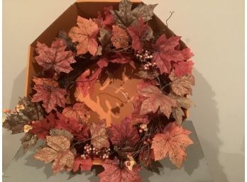 19 Fall Wreath In Box