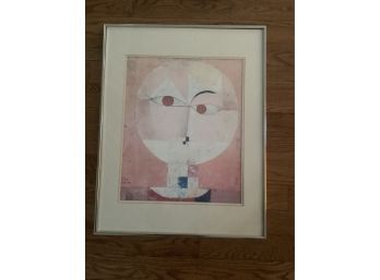Professionally Framed And Matted Abstract Art  Signed By Paul Klee