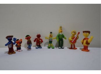 Sesame Street Plastic Figures Lot (8)
