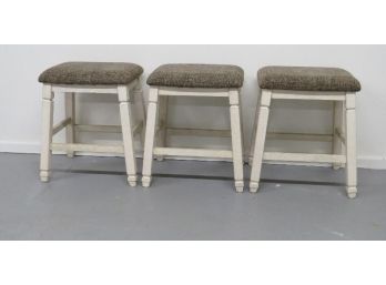 Set Of 3 Bolanburg Collection Counter Height Stools - Perfect For Your Kitchen Island