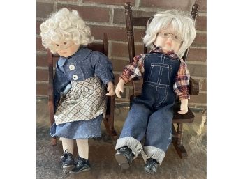 'grandparents' Porcelain Dolls