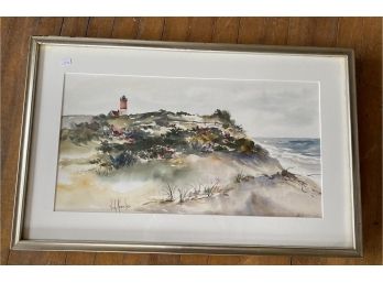 Framed Watercolor Signed Judy Knowles
