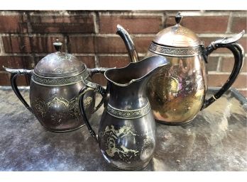Gorham Silver Solder Tea Set