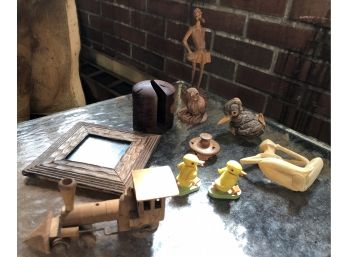Grouping Of Wooden Items