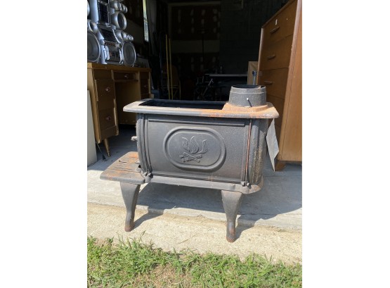 Cast Iron Wood Stove (as Is Condition)