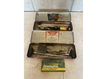 Rifle Bullets And Cleaning Kit