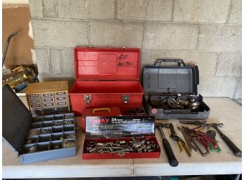 Group Of Hand Tools And Hardware