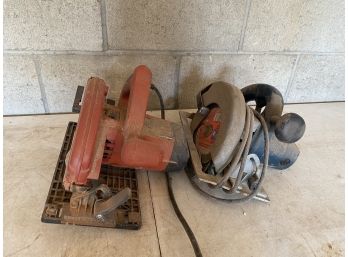 Group Of Electric Power Saws