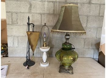 Group Of Collectible Lamps
