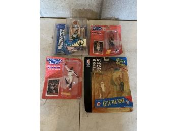 Group Of Starting Lineup Sports Figurines