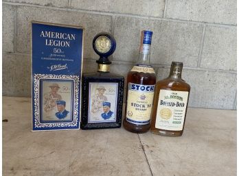 Sealed Liquor Bottles