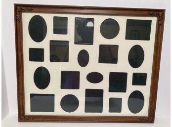 Large Wooden Picture Frame - Holds About 21 Small Pictures