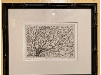 William Tucker The Cherry Tree Signed Engraving