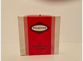 Vintage Traditional Pimpernel Coasters