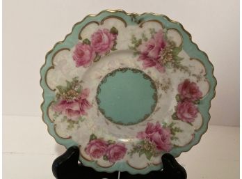Vintage Austrian Porcelain Small Floral Candy Dish