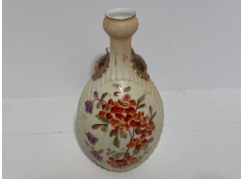 Antique  Handpainted Porcelain Bud Vase