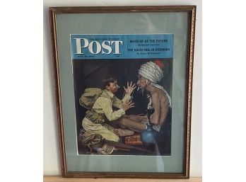Framed ' The Saturday Evening Post' Cover 1943