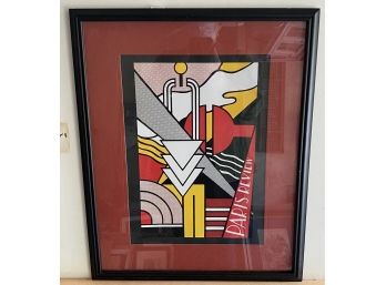 Framed Lichtenstein Print